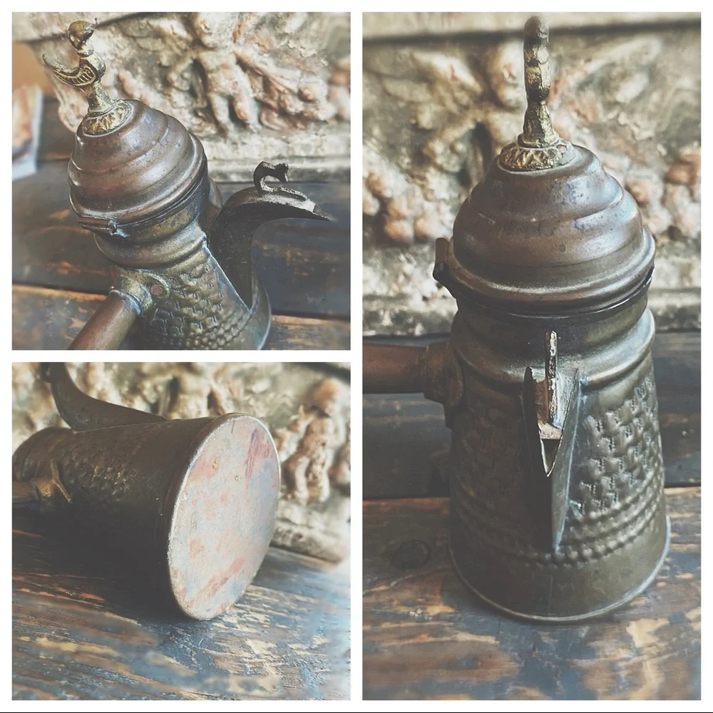 Middle Eastern Turkish Brass Coffee Pot